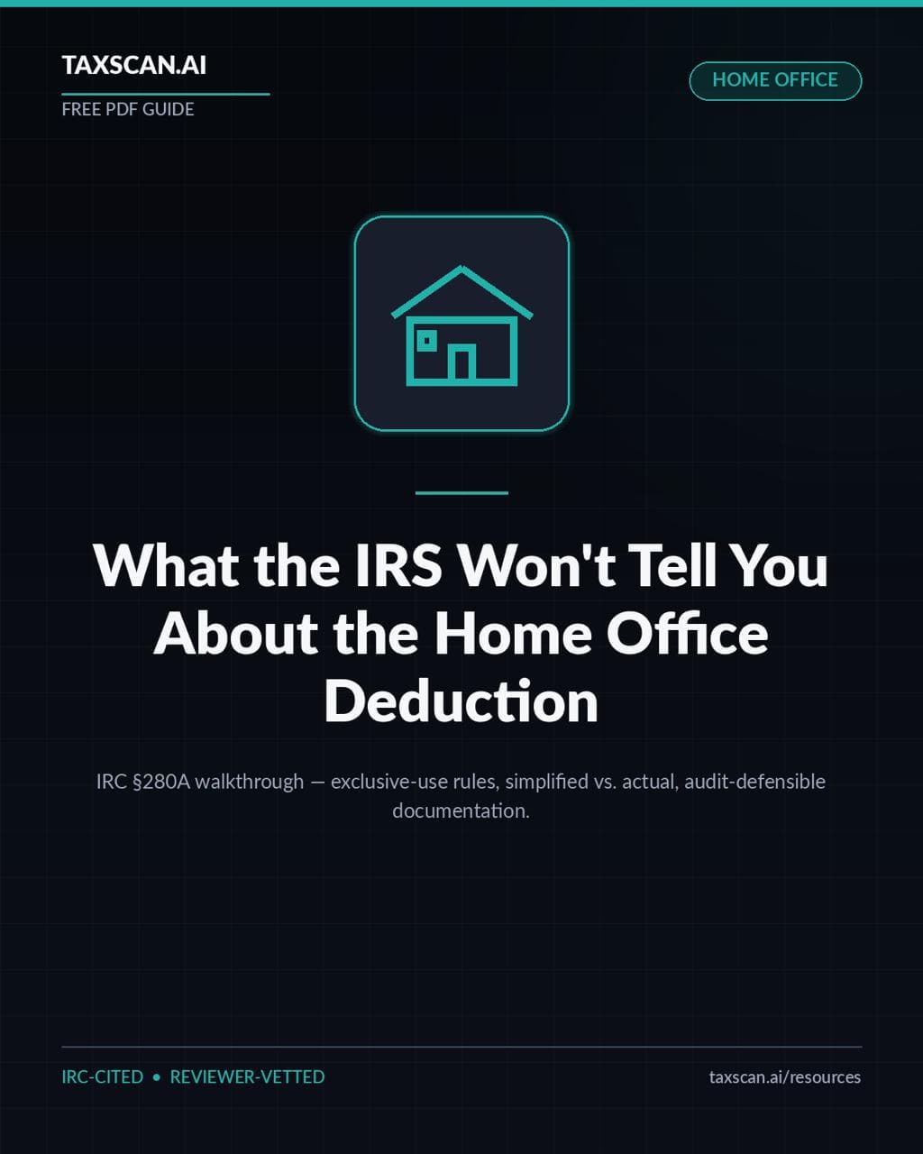 What the IRS Won't Tell You About the Home Office Deduction